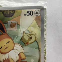 Pokemon Eevee Holo Promo Sv: Scarlet & Violet 173 English 2025 50 HP SEALED - Image 5