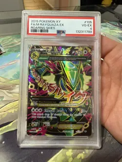 2015 Pokemon M Rayquaza EX XY Roaring Skies Full Art #105 PSA 4 FREE SHIPPING!! - Image 1