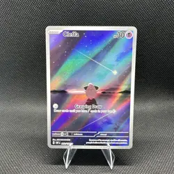 Cleffa 202/197 Pokemon TCG Obsidian Flames Illustration Rare Near Mint - Image 1