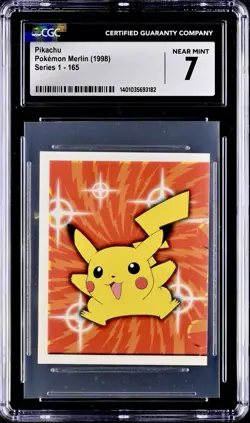 Pokemon Topps Merlin Series 1 Gengar Pikachu Lot CGC 7 NM 😈🔥 - Image 3