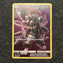 Pokemon Armored Mewtwo SM228 SM Promo Holo English HP - Image 1