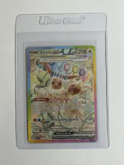 Pokemon Eevee ex 167/131 Sv: Prismatic Evolutions Holo Special Illustration Rare - Image 1