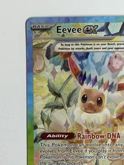 Pokemon Eevee ex 167/131 Sv: Prismatic Evolutions Holo Special Illustration Rare - Image 3