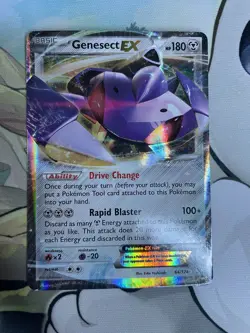 Pokemon TCG: Genesect EX 64/124 Fates Collide Holo - Image 1