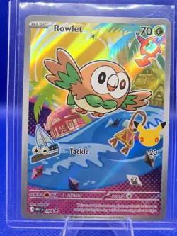 Pokemon TCG Promo Holo Rowlet Litten Popplio 2026 MEP 043-045 Saboteri - Image 2