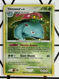VENUSAUR HOLO 20/132 DIAMOND AND PEARL: SECRET WONDERS LP POKEMON - Image 5