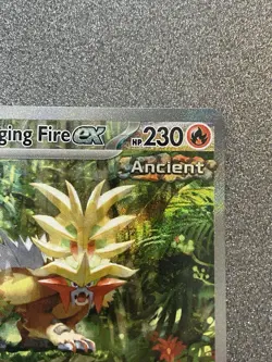 Pokemon TCG Gouging Fire EX Scarlet Violet Temporal Forces 204/162 Holo - Image 2