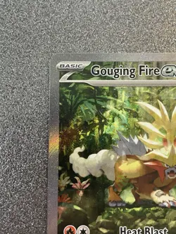 Pokemon TCG Gouging Fire EX Scarlet Violet Temporal Forces 204/162 Holo - Image 5