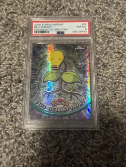 2000 toppd chrome pokemon bellsprout spectra psa 8 - Image 1