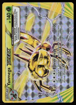 Yanmega BREAK 8/114 BREAK Rare Steam Siege Lightly Played - Image 1