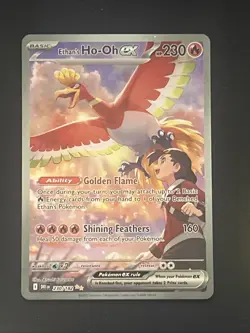 Pokemon TCG Ethan's Ho-Oh EX Sir 230/182 Destined Rivals - Image 1