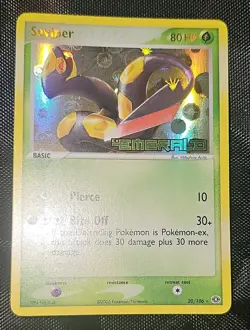Pokemon Seviper 20/106 EX Emerald Holo Rare Stamped - Image 1