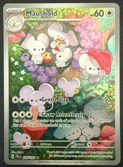 Pokemon TCG Maushold #226/193 – Illustration Rare Full Art Paldea Evolved - Image 1