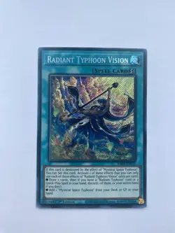 RA05-EN075 Radiant Typhoon Vision Secret Rare 1st Ed YuGiOh - Image 1