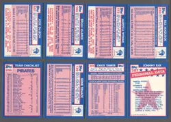 PIRATES 1984 Topps TIFFANY Near-Complete Team Set 29 Cards DELEON RC NO PARKER - Image 2