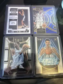Victor Wembanyama Rookie RC San Antonio Spurs - 4 Card Lot 🔥🔥 - Image 1