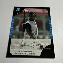 Andrew McCutchen 2005 Bowman First Year Rookie Card #BDP63 Pirates MLB RC - Image 2