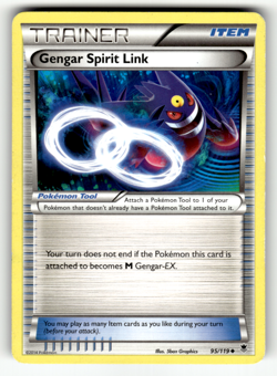 Gengar Spirit Link 95/119 Uncommon XY - Phantom Forces - Image 1