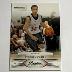 Stephen Curry Panini Prestige 2009-10 Rookie Card #207 Warriors NBA - Image 4