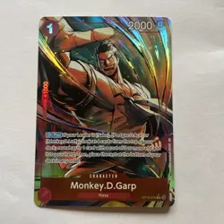 One Piece TCG OP13 Carrying On His Will Monkey D Garp Alt Art OP13-016 R - Image 1