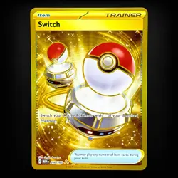 Switch 206/165 Hyper Rare Sv: Scarlet & Violet 151 Holo Pokemon TCG NM - Image 1