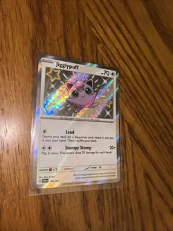 Pokemon Jigglypuff 198/091 Shiny Rare Paldean Fates Scarlet & Violet - Image 2