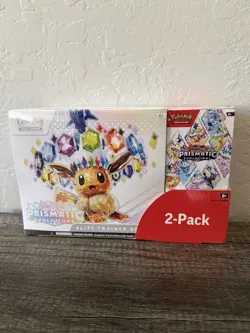 Pokemon Prismatic Evolutions Elite Trainer Box & Booster Bundle - Costco 2 Pack - Image 1