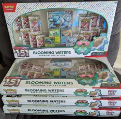Pokemon TCG Scarlet & Violet 151 Blooming Waters Premium Collection - Lot of 4 - Image 5