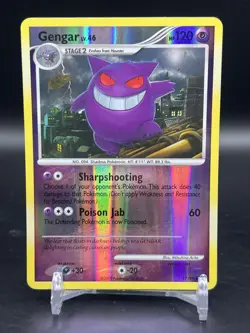 Gengar Reverse Holo Rare 17/99 Pokemon Arceus English NM - Image 1