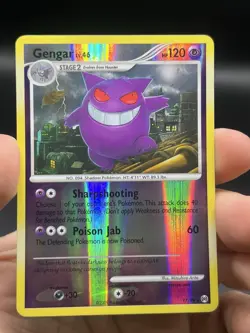 Gengar Reverse Holo Rare 17/99 Pokemon Arceus English NM - Image 3