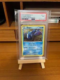 2015 Pokemon XY Black Star Promo XY51 Kyogre Holo Card PSA 9 MINT Slab Graded - Image 1