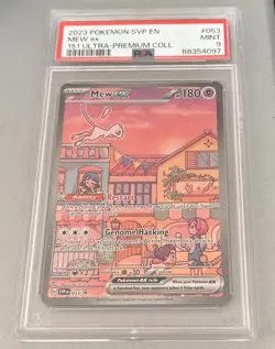 2023 Pokemon TCG Mew EX SVP 053 Scarlet & Violet 151 Black Star Promo PSA 9 - Image 3