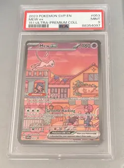 2023 Pokemon TCG Mew EX SVP 053 Scarlet & Violet 151 Black Star Promo PSA 9 - Image 4
