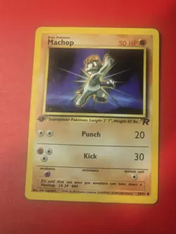 Pokemon Machop Team Rocket Unlimited 59/82 NM - Image 1