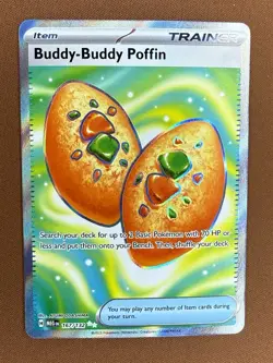 Pokemon Buddy-Buddy Poffin Me01: Mega Evolution 167/132 Ultra Rare Holo English - Image 1