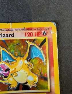 Pokemon TCG Charizard 4/102 1999 Rare Holo Base Set Heavy Play - Image 3