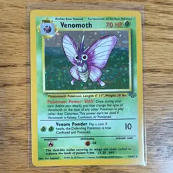 The Pokemon Company Venomoth Jungle 13/64 Holo Rare Unlimited 1999 English 70HP - Image 1