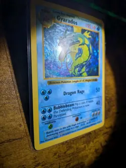 Gyarados Pokemon Base Set Shadowless Holo- 006/102 LP - Image 2