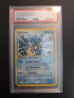 2005 Pokemon Ex Gyarados-Holo Deoxys #8 PSA 7 NM - Image 1