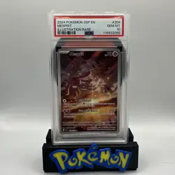 2024 Pokemon SV Surging Sparks SSP EN Mesprit IR 204/191 204 PSA 10 - Image 1