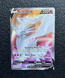 Pokemon TCG - Reshiram V 172/195 - Full Art Holo Rare - Silver Tempest *NM/M - Image 1