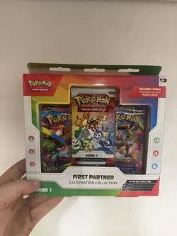 Pokemon First Partner Illustration Collection Series 1 Pack Box New Sealed Gen 1 - Image 1