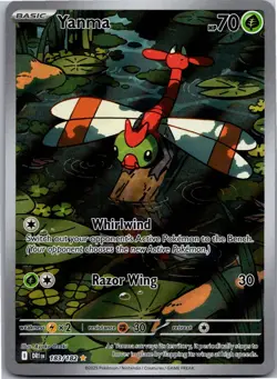 Yanma 183/182 Illustration Rare Destined Rivals Holo Near Mint - Image 1