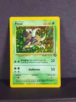 Pinsir 9/64 - Holo Rare - Jungle Set - 1999 Pokemon WOTC Vintage LP - FREE SHIP - Image 2