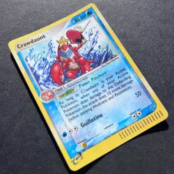 Crawdaunt | 3/97 EX Dragon 2003 | Cosmos Holo RARE + SWIRL | Pokemon TCG LP - Image 4