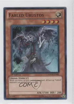 Fabled Urustos 1st Ed. YuGiOh Hidden Arsenal 3 #HA03-EN001 2010 - Image 1