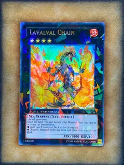 Yugioh Lavalval Chain DT07-EN035 Duel Terminal Ultra Rare NM - Image 1