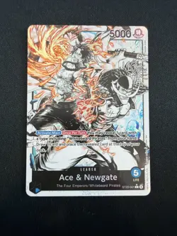 Ace and Newgate Leader ST22-001 [PAR] Parallel Starter Deck Promo One Piece TCG - Image 1