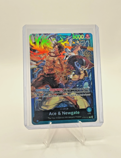 One Piece CCG - Ace & Newgate #ST22-001 | Ace & Newgate Leader Full Art Blue - Image 1