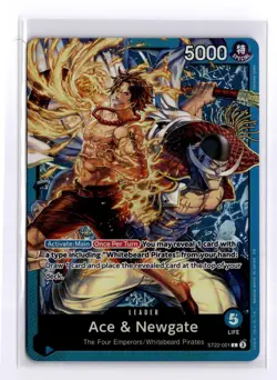 Ace & Newgate ST22-001 Leader Starter Deck 22: Ace & Newgate One Piece Near Mint - Image 1